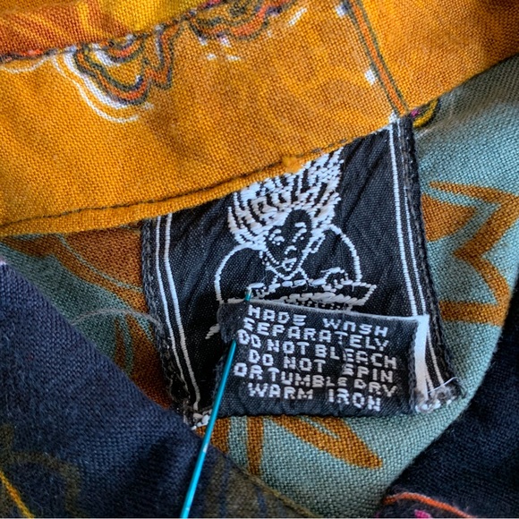 SHORT CIRCUIT VINTAGE COLORFUL SHIRT - Picture 7 of 15